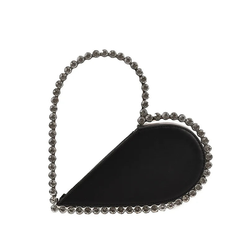 Diamond Evening Clutch Bags Women Designer Chic Rhinestone Acrylic Handle Purse For Wedding Party Luxury