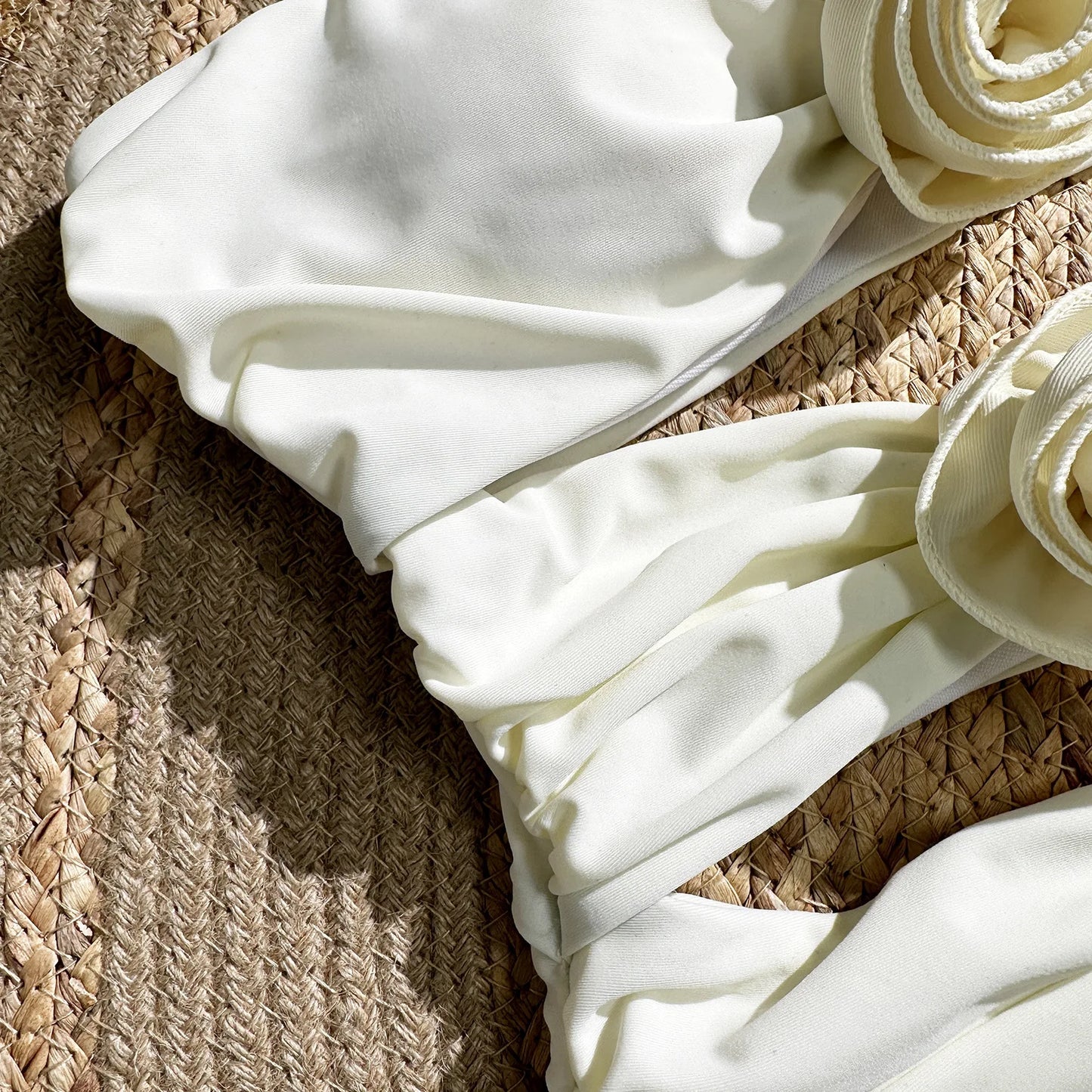 sexy 3D flower swimsuit bodysuit