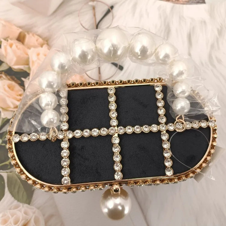 Diamonds Basket Evening Clutch Bags Women Luxury Purse