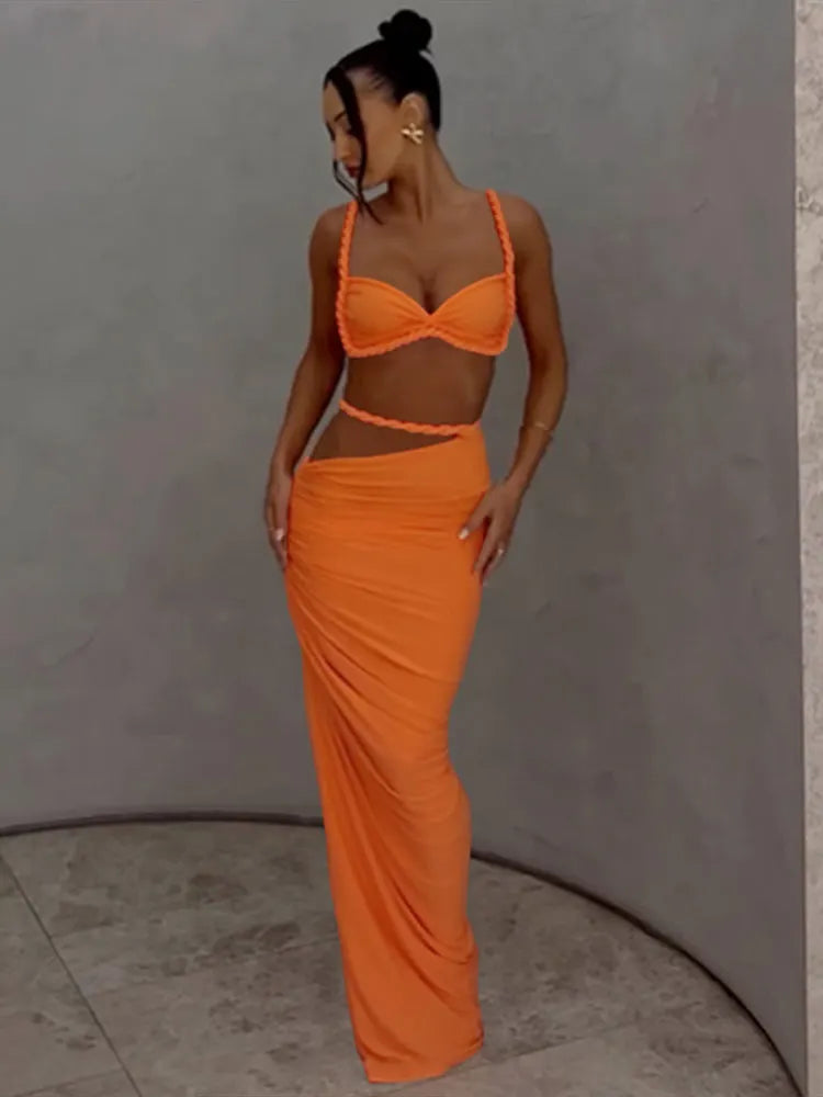 2025 New In Matching Sets Vacation Beach Lady Suit Summer