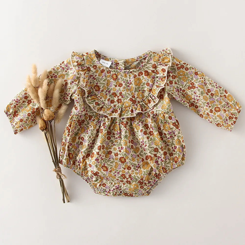 New Fashion 100% Organic Cotton Newborn Baby Girl Clothes 0-24M
