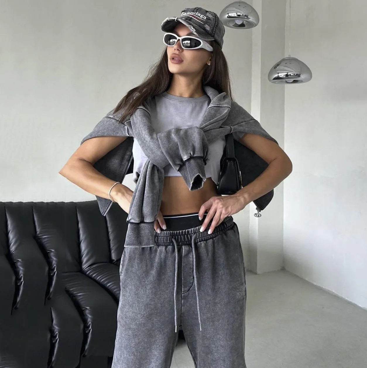 Women 2 Piece Tracksuit Sweatsuits Sets Hoodie Sweatshirt and Jogging Sweatpants Suit