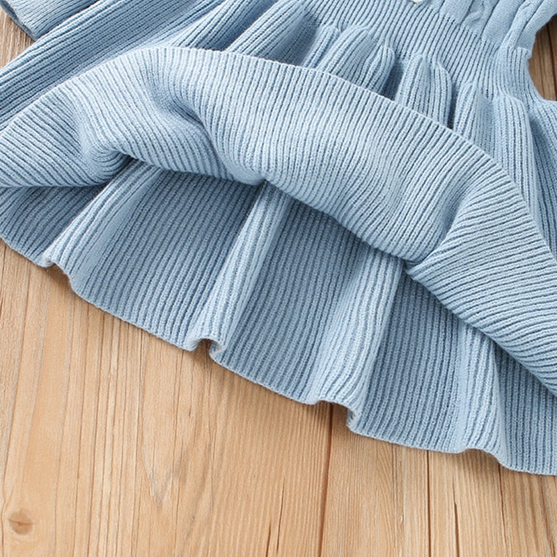 Girls Dress Winter Knitting Sweater dress