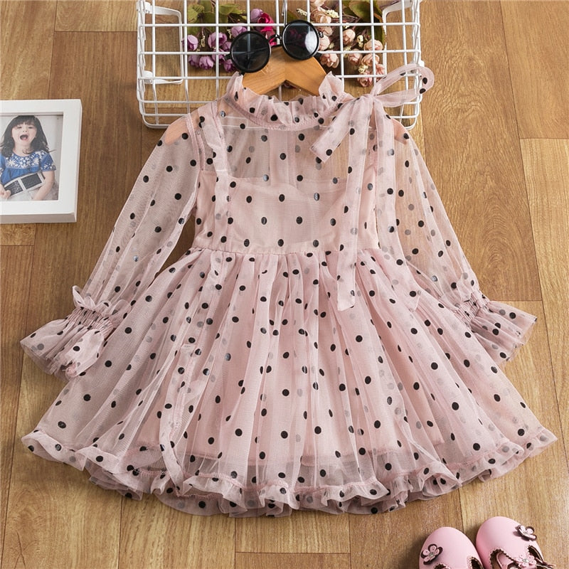 Fancy Flower Princess Dress Cloth Casual 3 8Y