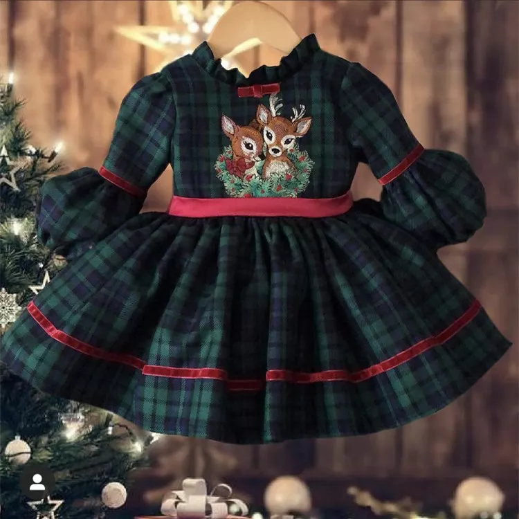 Princess Ball Gown Dress for Christmas 0-12Y