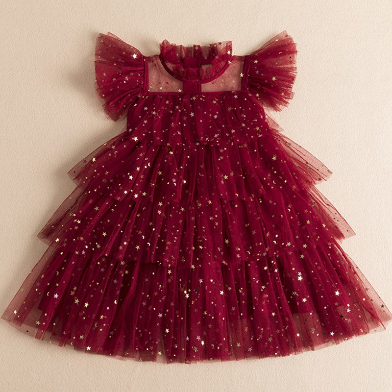 Princess Dress Christmas For 3-8Y Girls