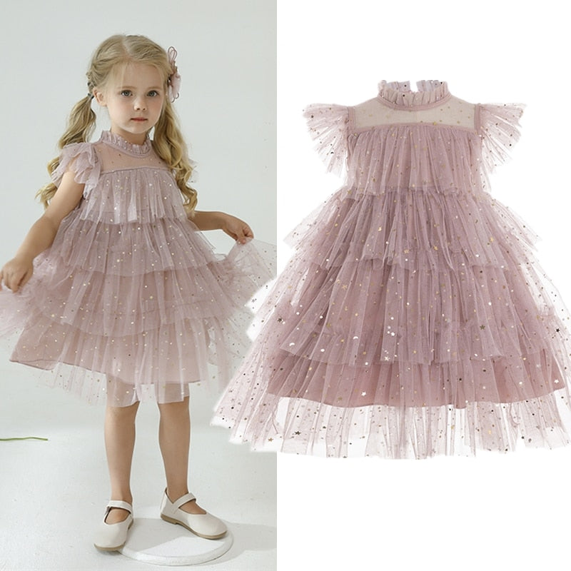 Princess Dress Christmas For 3-8Y Girls