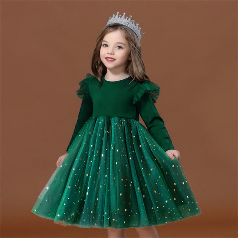 New Girls Christmas Dress for Girls 3-8Y