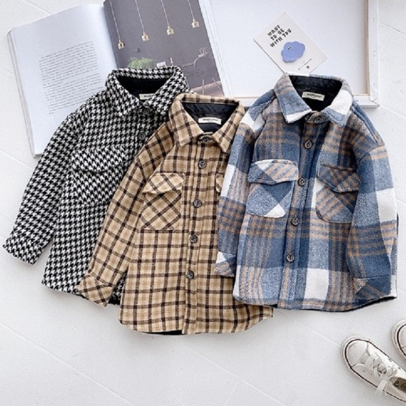 Winter Spring Fall Baby Girl-Boy Casual Clothes 3-14Y