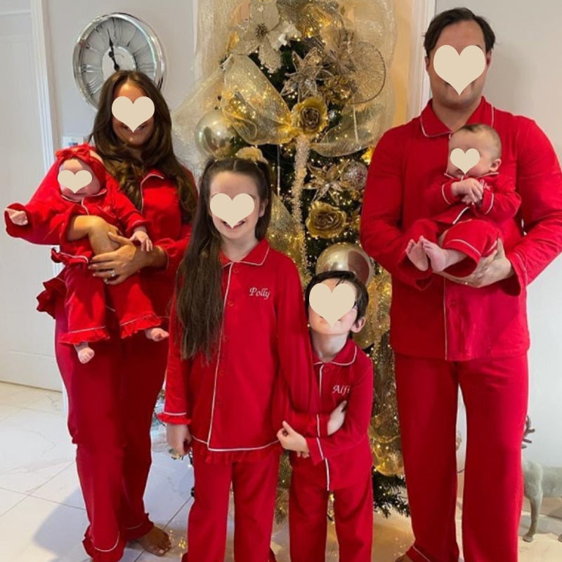 2023 Family Matching Pajamas Xmas Mom-Dad