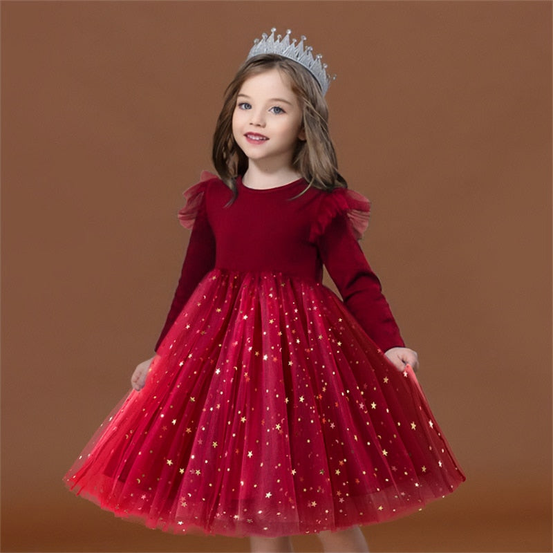 New Girls Christmas Dress for Girls 3-8Y