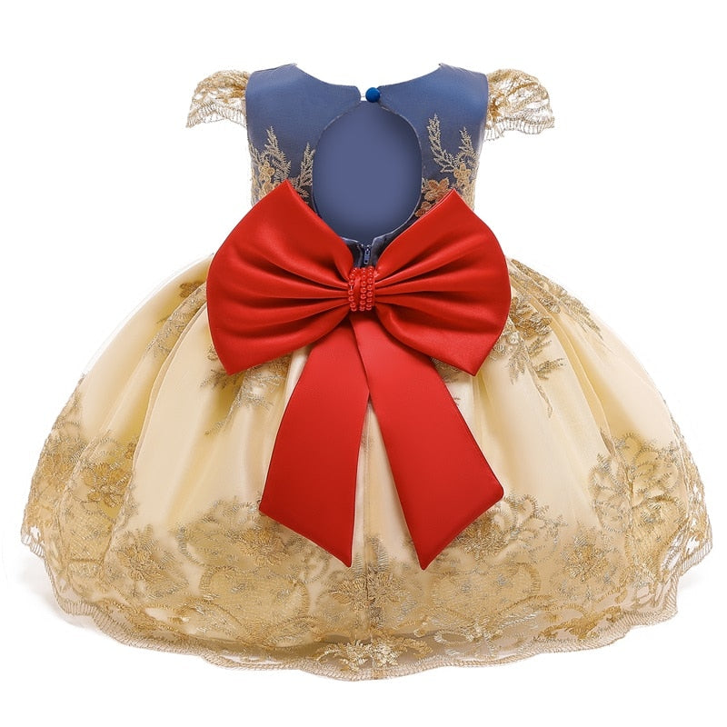 Costume Kids Snow White Princess Dress