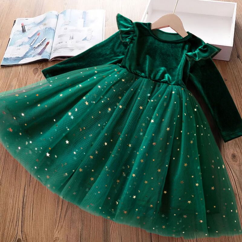 New Girls Christmas Dress for Girls 3-8Y