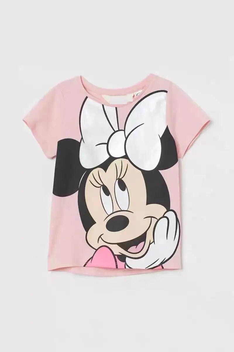 Disney Mickey Mouse T-shirts For Kids Babies, Toddler Cotton Short Sleeves Tops 9M-6T