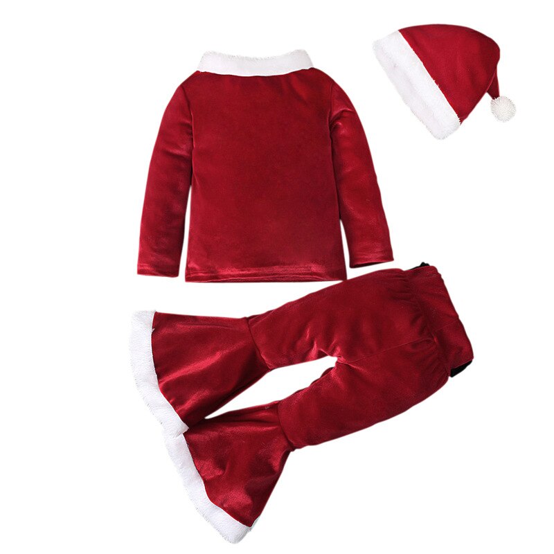 Baby Clothing Set Santa Claus Xmas Outfit Birthday Party Costume