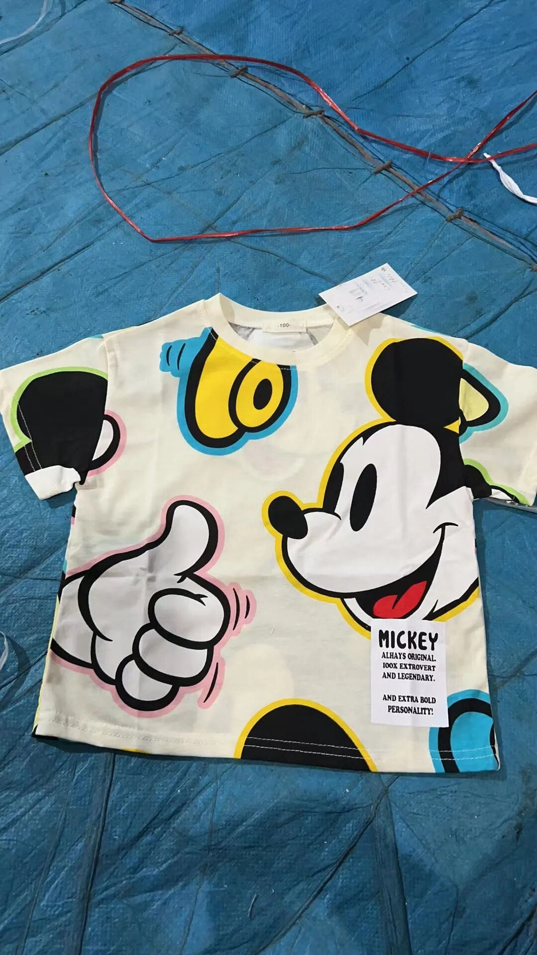 Disney Mickey Mouse T-shirts For Kids Babies, Toddler Cotton Short Sleeves Tops 9M-6T