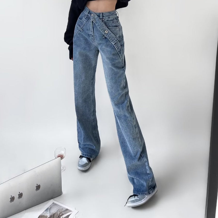 Women's Streamer Straight Jeans