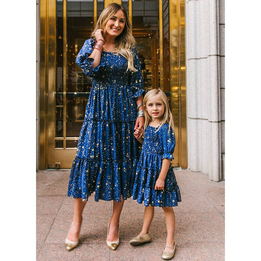 Mother and Daughter Matching Dresses,  Family Look, Mommy and Me Clothes Outfits.