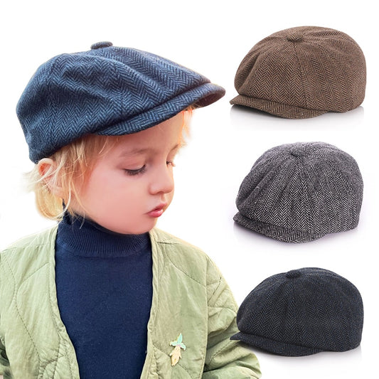 Kids Hat For Baby Boy Children Beret Caps