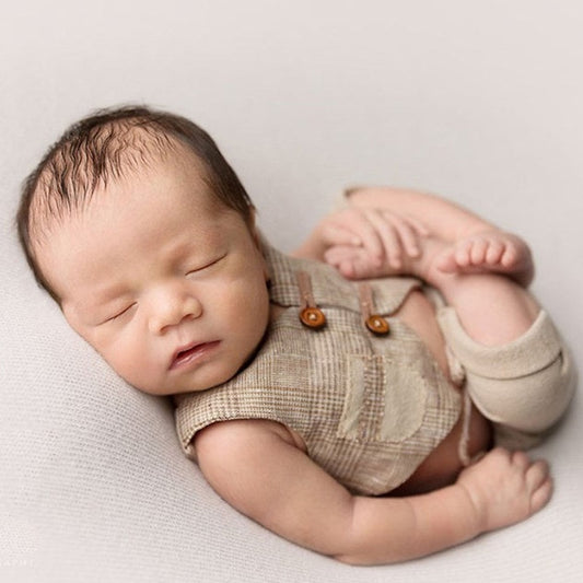 Little Gentleman Outfit for Newborn Photography